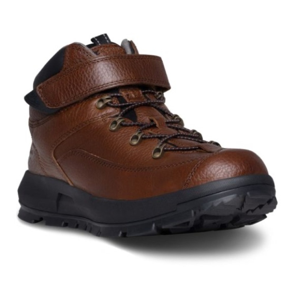 Dr Comfort Men's Diabetic Yukon Brown Leather Hiking Boots